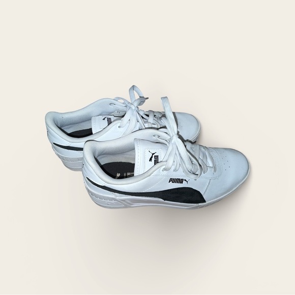 Puma Shoes - Puma Classic White and Black Sneakers